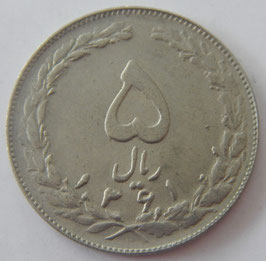 Iran 5 Rials 1361