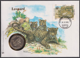 Afghanistan 50 Afghani 1987 Leopard