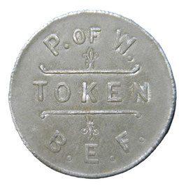 BRITISH EXPEDITIONARY FORCE 10 Centimes - Prisoner of War token