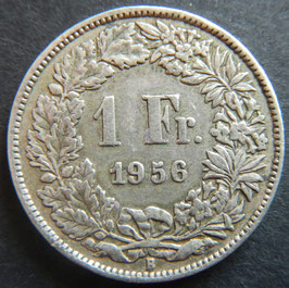 Schweiz 1 Franken 1956