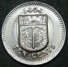 Rhodesia 10 Cents 1975