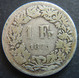 Schweiz 1 Franken 1875