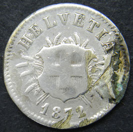 5 Rp. 1872 Schweiz