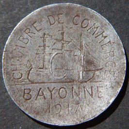 Bayonne Chambre de Commerce 10 Centimes 1917