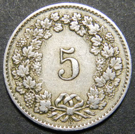 5 Rp. 1879 Schweiz