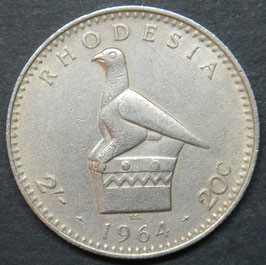 Rhodesia 20 Cent 1964