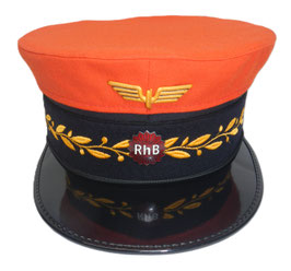 RhB Uniform Mütze Hut Bahnhofinspektor