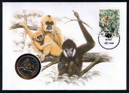 Vietnam 10 Đồng 1990 Schopfgibbon