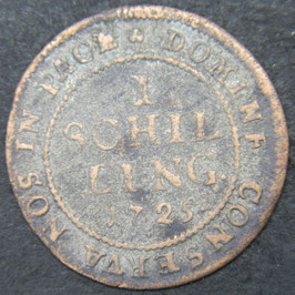 Zürich 1 Schilling 1725