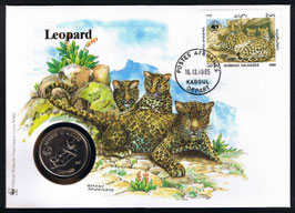 Afghanistan 50 Afghani 1987 Leopard