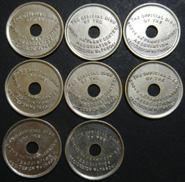8 Shove Ha Penny Control Association Disc Pub Gaming Tokens