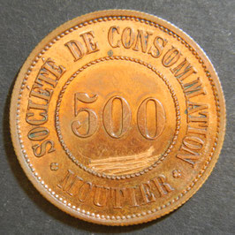 500 Centimes Société de Consommation Moutier