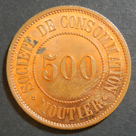 500 Centimes Société de Consommation Moutier