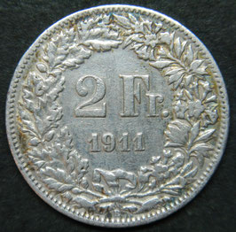 Schweiz 2 Franken 1911