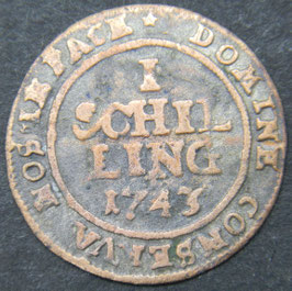 Zürich 1 Schilling 1743