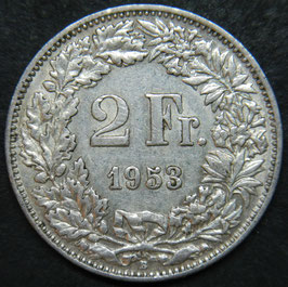 Schweiz 2 Franken 1953