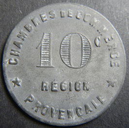 Chambres de Commerce Region Provencale 10 Centimes 1918