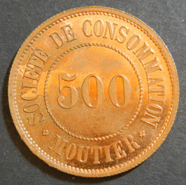 500 Centimes Société de Consommation Moutier