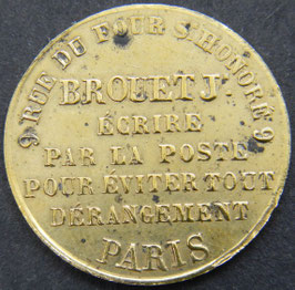 Papeterie Brouet jeune 9, rue du four saint Honoré à Paris