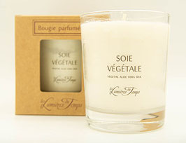 Bougie Soie végétale |  Vegetal aloe vera silk candle