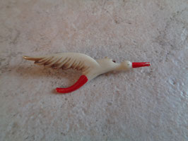 Broche cigogne 40's