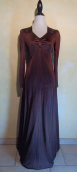 Robe marron 70's T.36