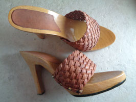 Mules compensées 70's P.38