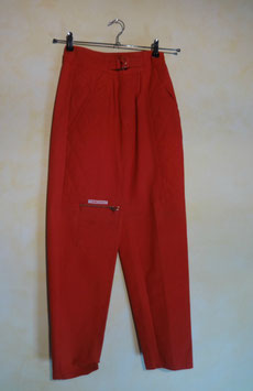 Pantalon rouge 80's T.14 ans