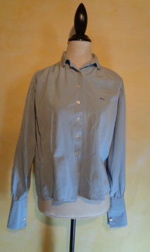 Chemise bleue 70's T.38