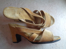 Mules velours 70's P.36