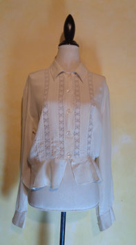 Chemisier soie 50's T.38