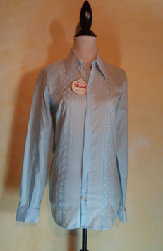Chemise brodée 70's T.36