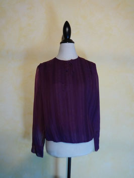 Blouse violette 70's T.36