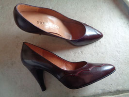 Escarpins cuir 80's P.39