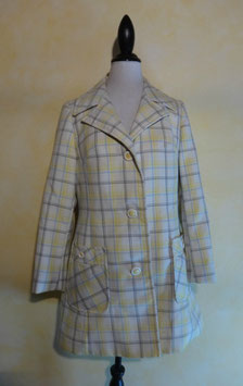 Veste carreaux 70's T.38