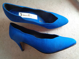 Escarpins bleus 80's P.38