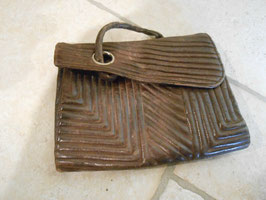 Pochette cuir 40's