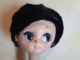 Chapeau velours 60's