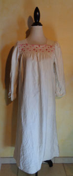 Chemise de nuit brodée 1900 T.36