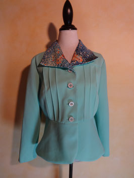 Blazer bleu ciel 60's T.38