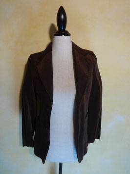 Veste velours marron 70's T.36