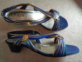 Sandales fleurs 80's P.38