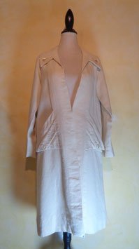 Manteau blanc 50's T.38-40
