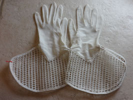 Gants blancs graphiques 40's