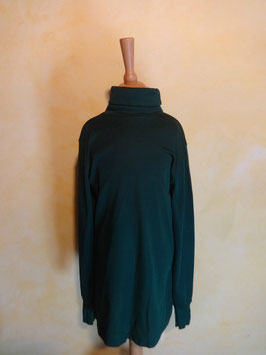 Sous pull vert foncé 70's T.6 ans et 16 ans