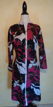 Robe fleurs graphiques 70's T.40