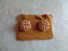 Boucles d'oreilles emaillées 60's