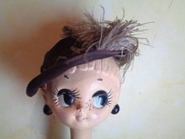 Chapeau plumes 40's