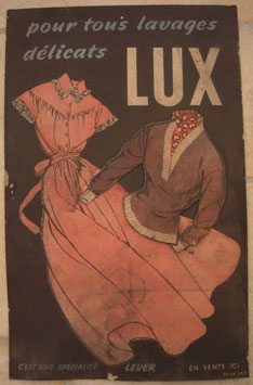 Carton publicitaire Lux