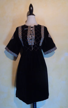 Robe velours 70's T.36